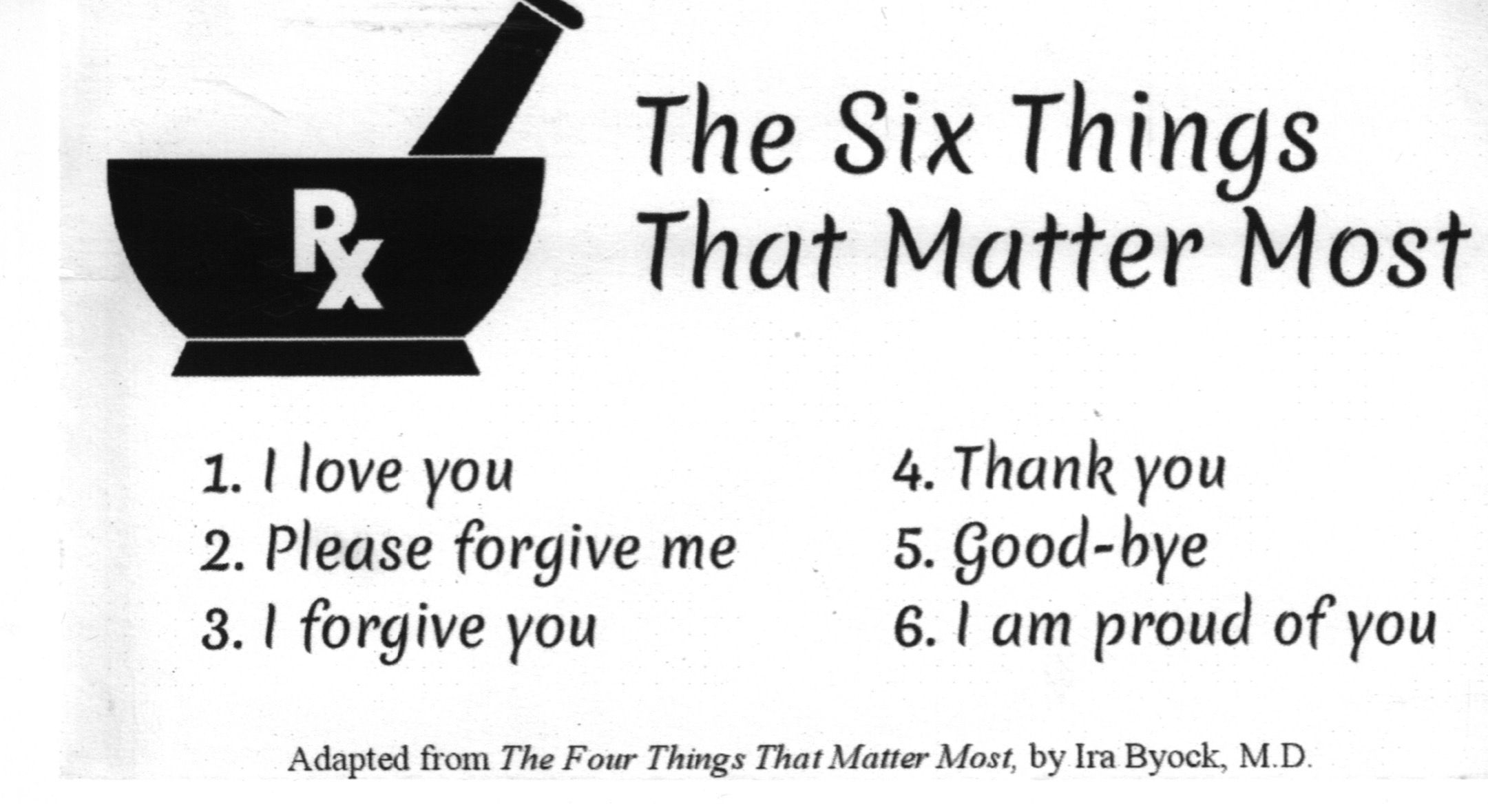 Six Things